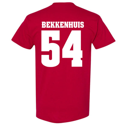Wisconsin - NCAA Football : Brady Bekkenhuis - Sports Shersey T-Shirt-1