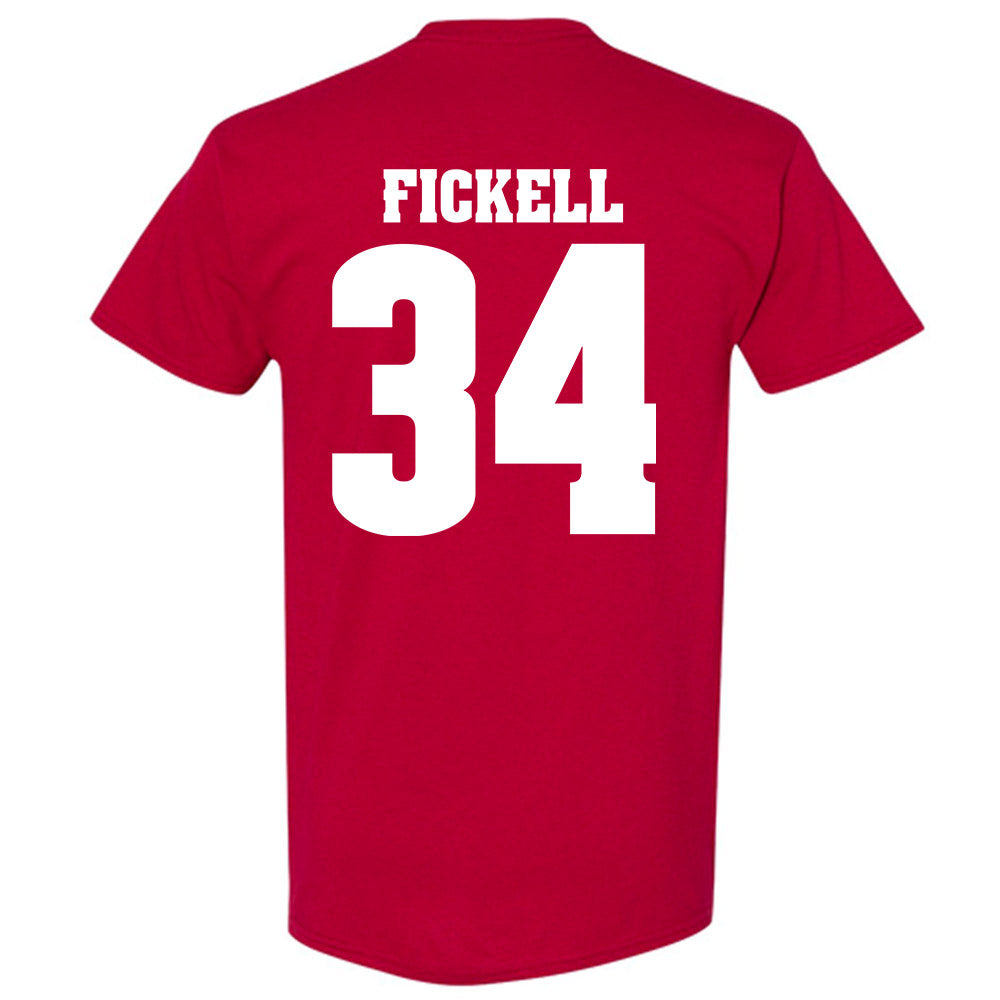 Wisconsin - NCAA Football : Ashton Fickell - Sports Shersey T-Shirt-1