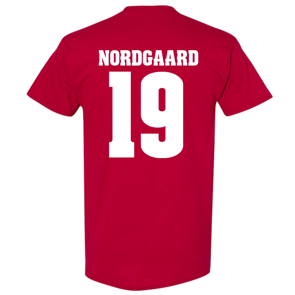 Wisconsin - NCAA Football : Langdon Nordgaard - Sports Shersey T-Shirt-1