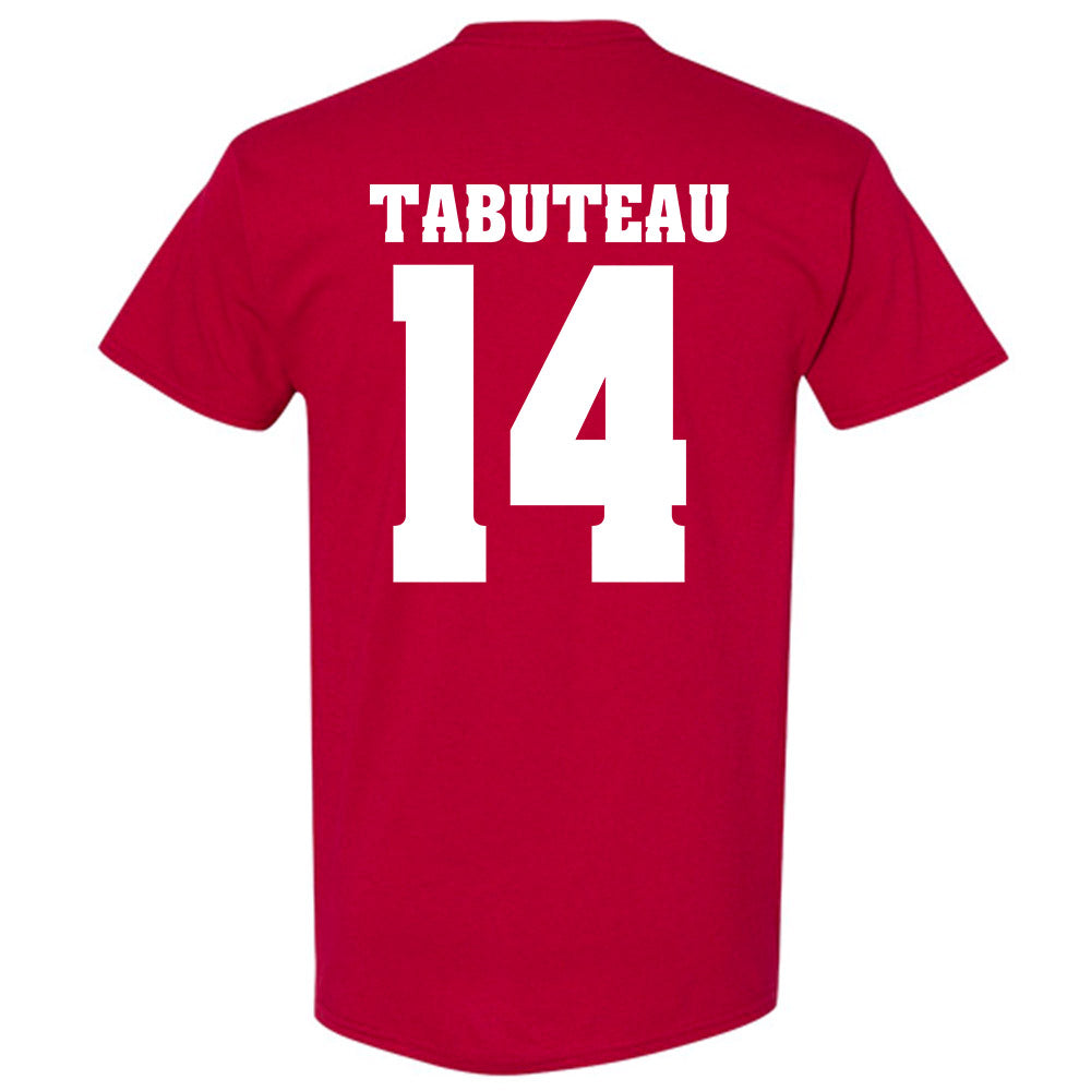 Wisconsin - NCAA Football : Keeyshawn Tabuteau - Sports Shersey T-Shirt-1