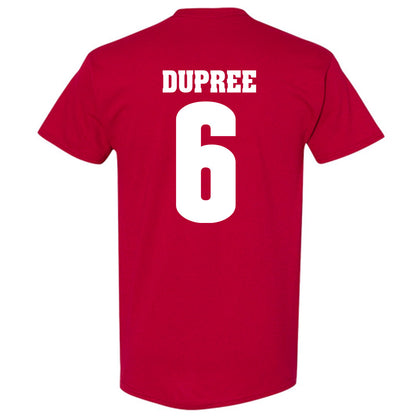 Wisconsin - NCAA Football : Darrion Dupree - Sports Shersey T-Shirt-1