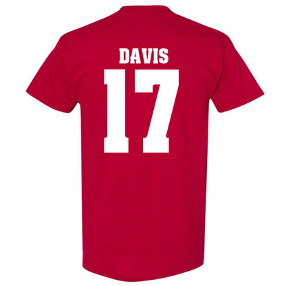 Wisconsin - NCAA Football : Nizyi Davis - Sports Shersey T-Shirt-1