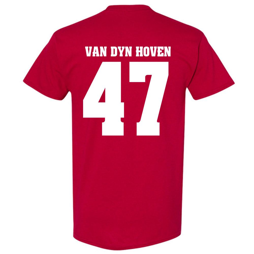 Wisconsin - NCAA Football : Evan Van Dyn Hoven - Sports Shersey T-Shirt-1