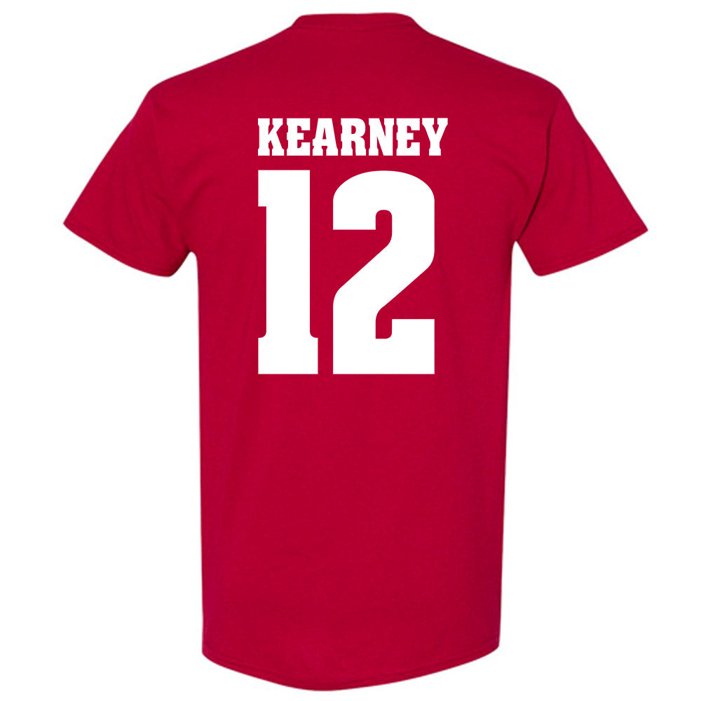 Wisconsin - NCAA Football : Zion Kearney - Sports Shersey T-Shirt-1