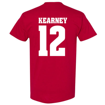 Wisconsin - NCAA Football : Zion Kearney - Sports Shersey T-Shirt-1