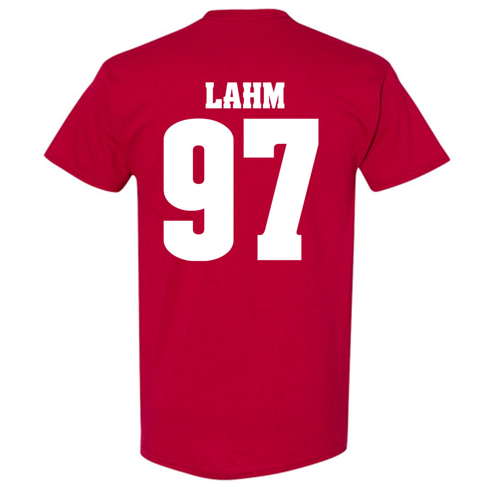 Wisconsin - NCAA Football : Gavin Lahm - Sports Shersey T-Shirt-1