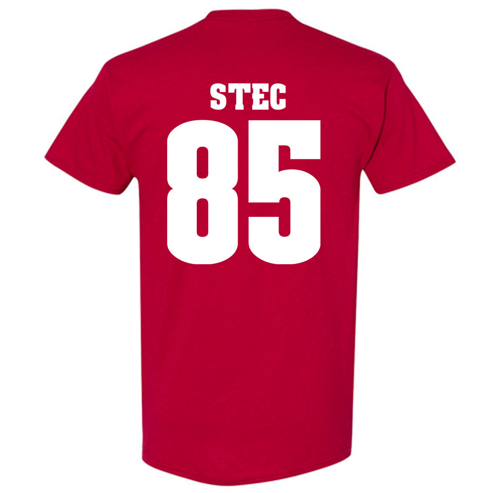 Wisconsin - NCAA Football : Grant Stec - Sports Shersey T-Shirt-1