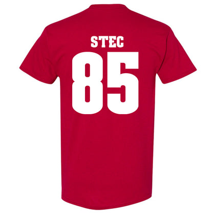 Wisconsin - NCAA Football : Grant Stec - Sports Shersey T-Shirt-1