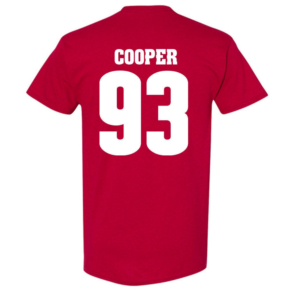 Wisconsin - NCAA Football : DeNigel Cooper - Sports Shersey T-Shirt-1
