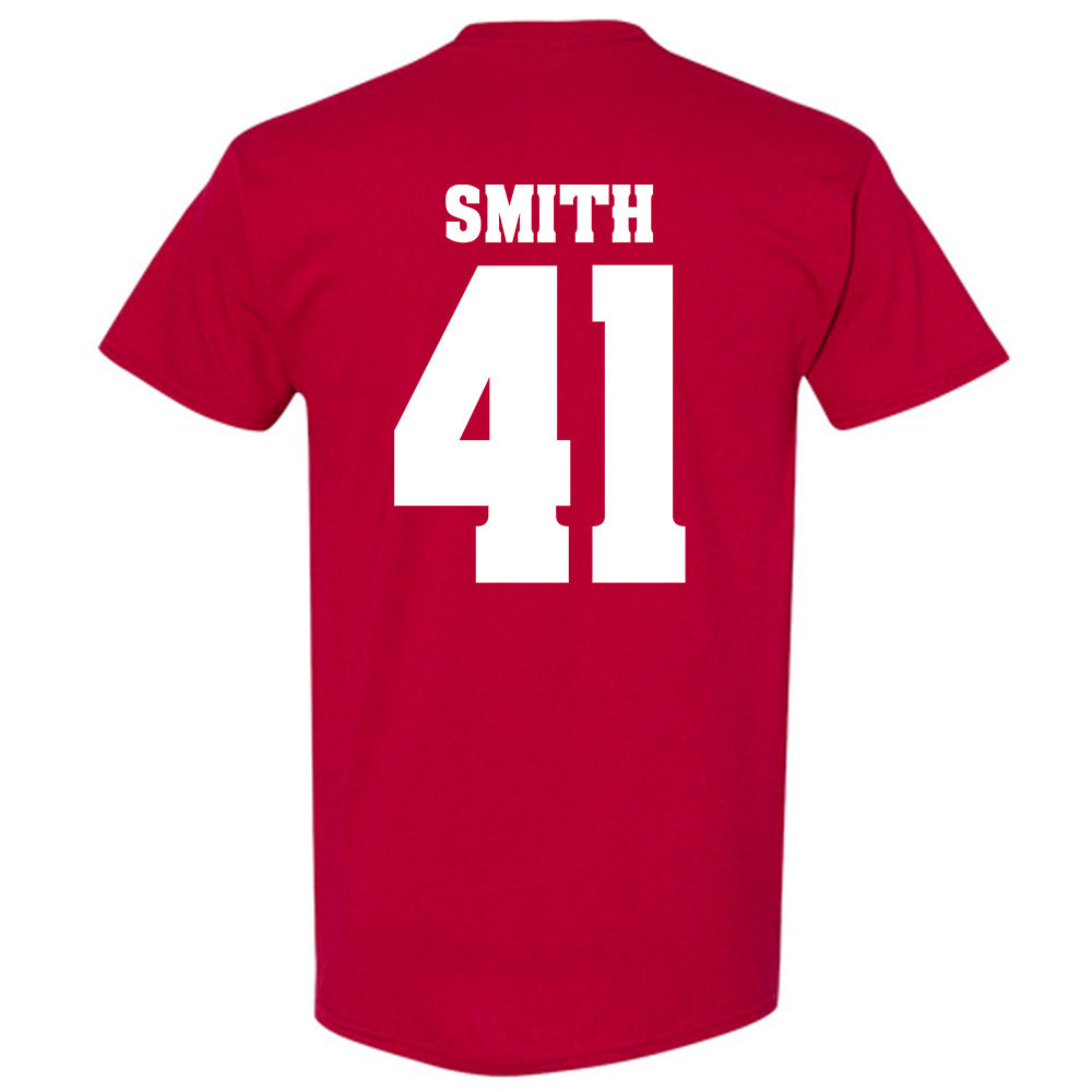 Wisconsin - NCAA Football : McCoy Smith - Sports Shersey T-Shirt-1