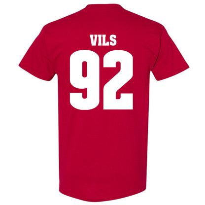 Wisconsin - NCAA Football : Nolan Vils - Sports Shersey T-Shirt-1