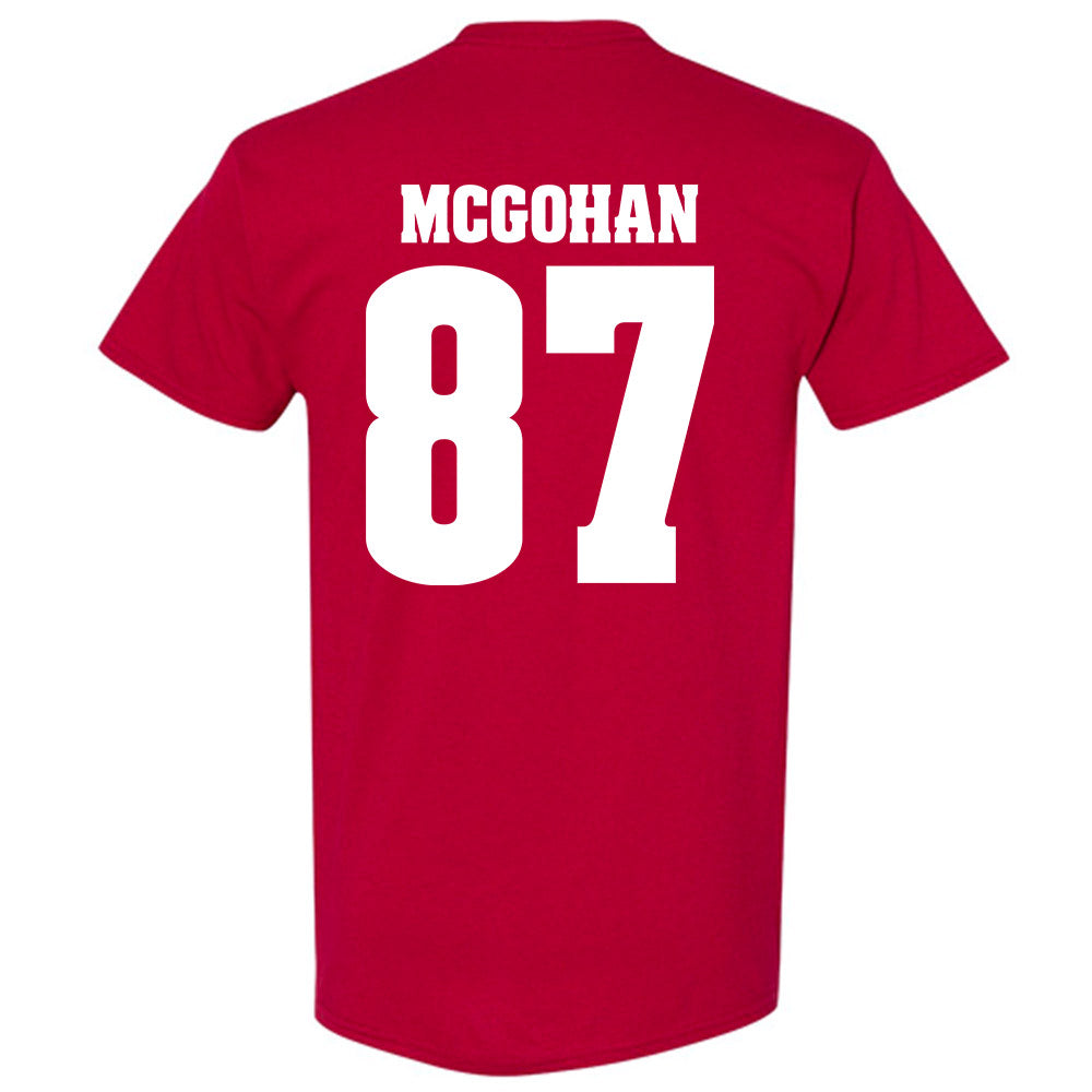 Wisconsin - NCAA Football : Jackson McGohan - Sports Shersey T-Shirt-1