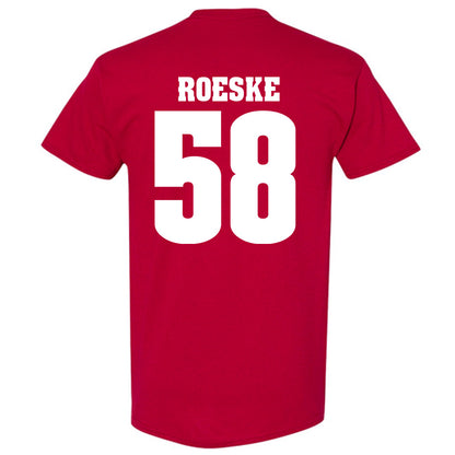 Wisconsin - NCAA Football : Michael Roeske - Sports Shersey T-Shirt-1