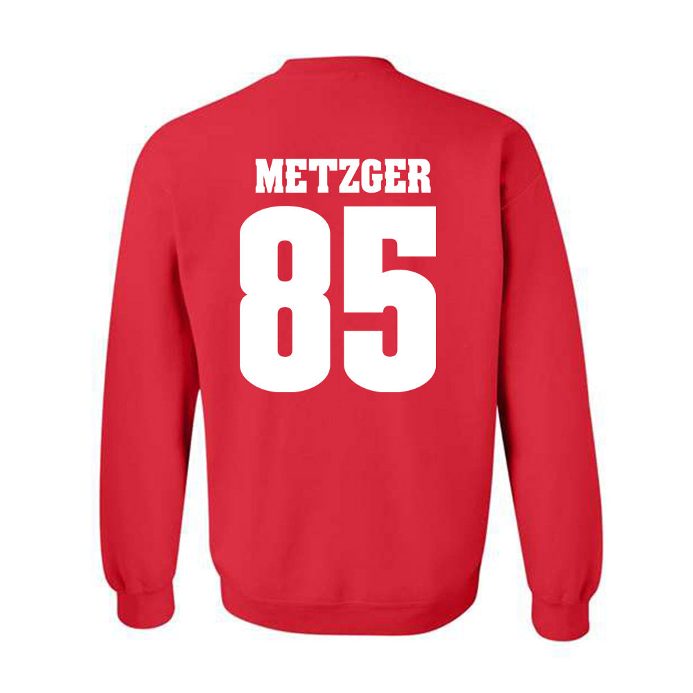 Wisconsin - NCAA Football : Hayden Metzger - Sports Shersey Crewneck Sweatshirt-1
