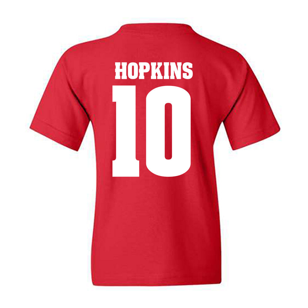 Wisconsin - NCAA Football : Ryan Hopkins - Sports Shersey Youth T-Shirt-1