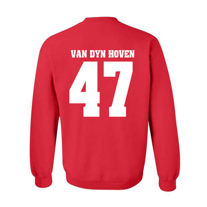 Wisconsin - NCAA Football : Evan Van Dyn Hoven - Sports Shersey Crewneck Sweatshirt-1