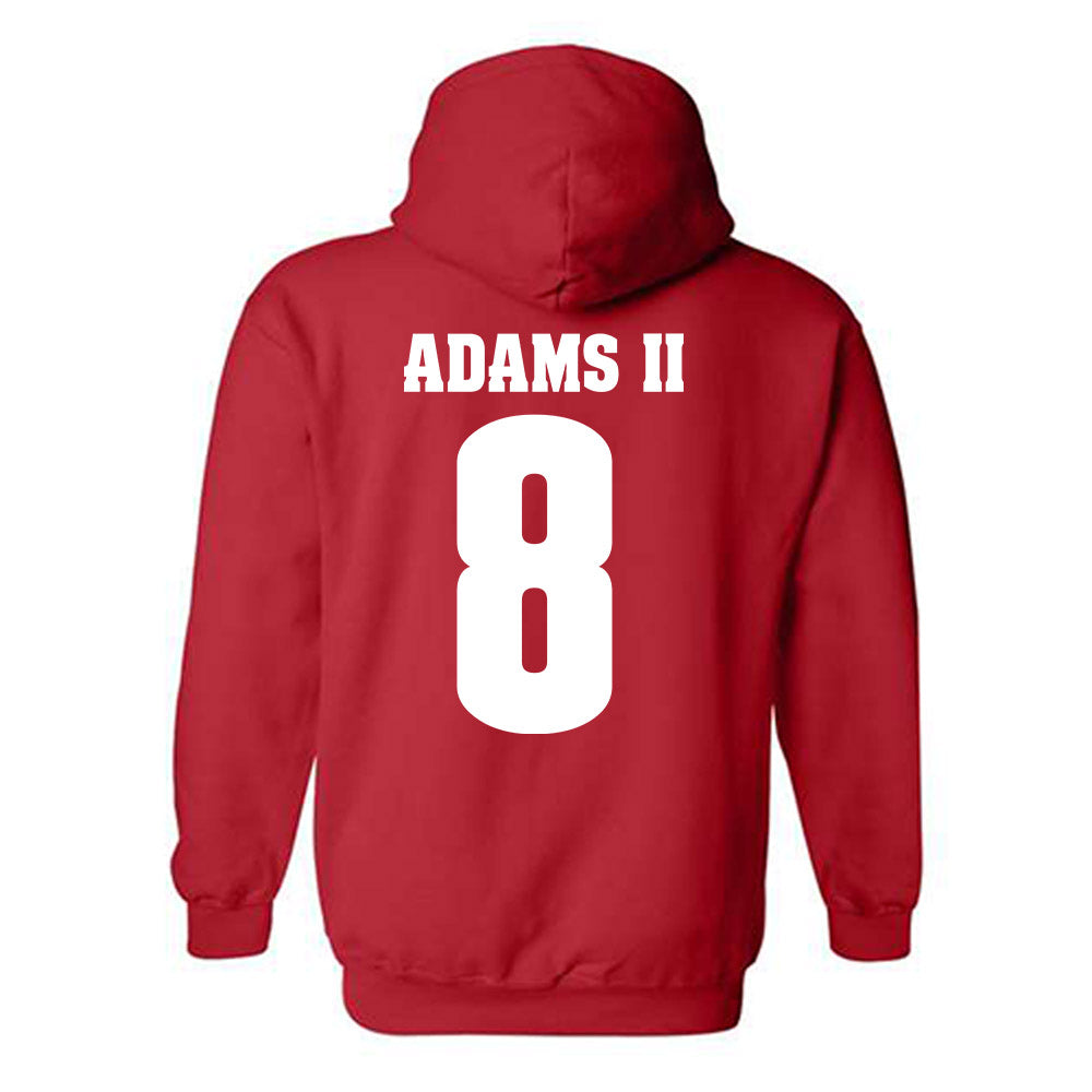 Wisconsin - NCAA Football : Michael Adams II - Sports Shersey Hooded Sweatshirt-1