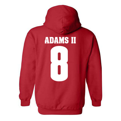 Wisconsin - NCAA Football : Michael Adams II - Sports Shersey Hooded Sweatshirt-1