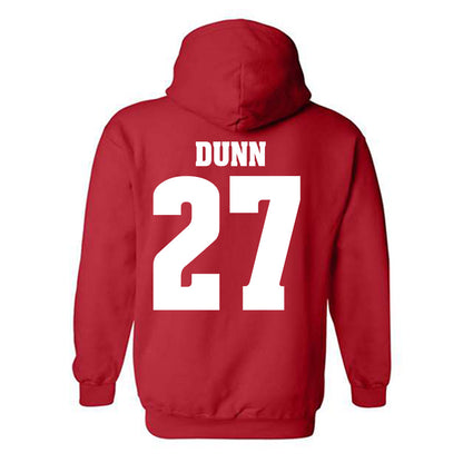 Wisconsin - NCAA Football : Raphael Dunn - Sports Shersey Hooded Sweatshirt-1