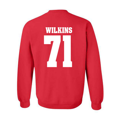 Wisconsin - NCAA Football : Pj Wilkins - Sports Shersey Crewneck Sweatshirt-1