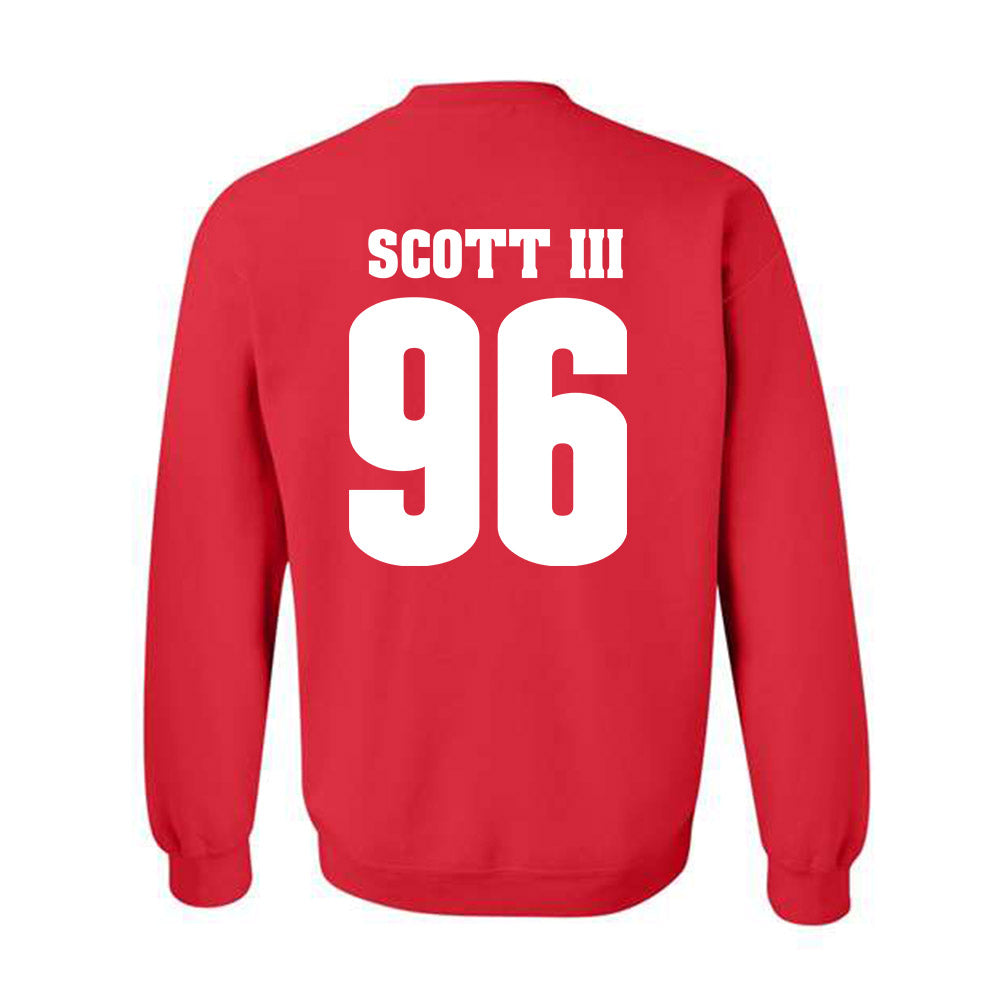 Wisconsin - NCAA Football : Arthur Scott III - Sports Shersey Crewneck Sweatshirt-1