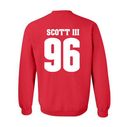 Wisconsin - NCAA Football : Arthur Scott III - Sports Shersey Crewneck Sweatshirt-1