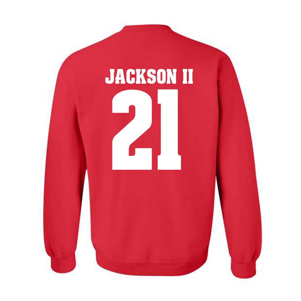 Wisconsin - NCAA Football : Bryan Jackson II - Sports Shersey Crewneck Sweatshirt-1
