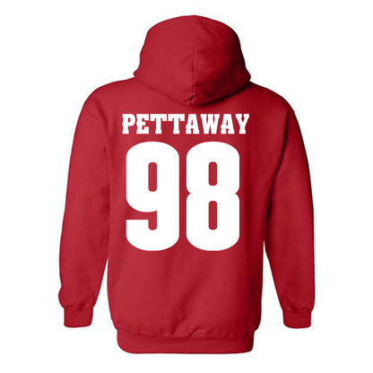 Wisconsin - NCAA Football : Torin Pettaway - Sports Shersey Hooded Sweatshirt-1