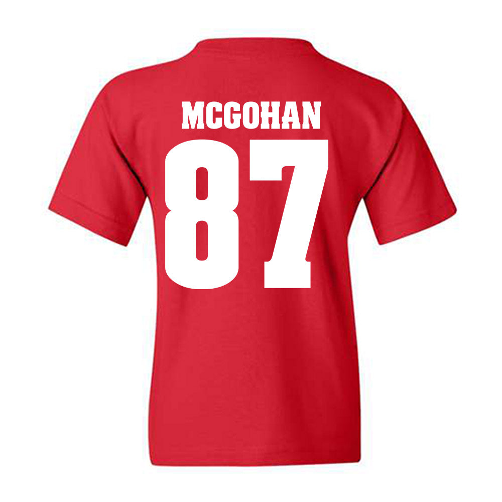 Wisconsin - NCAA Football : Jackson McGohan - Sports Shersey Youth T-Shirt-1