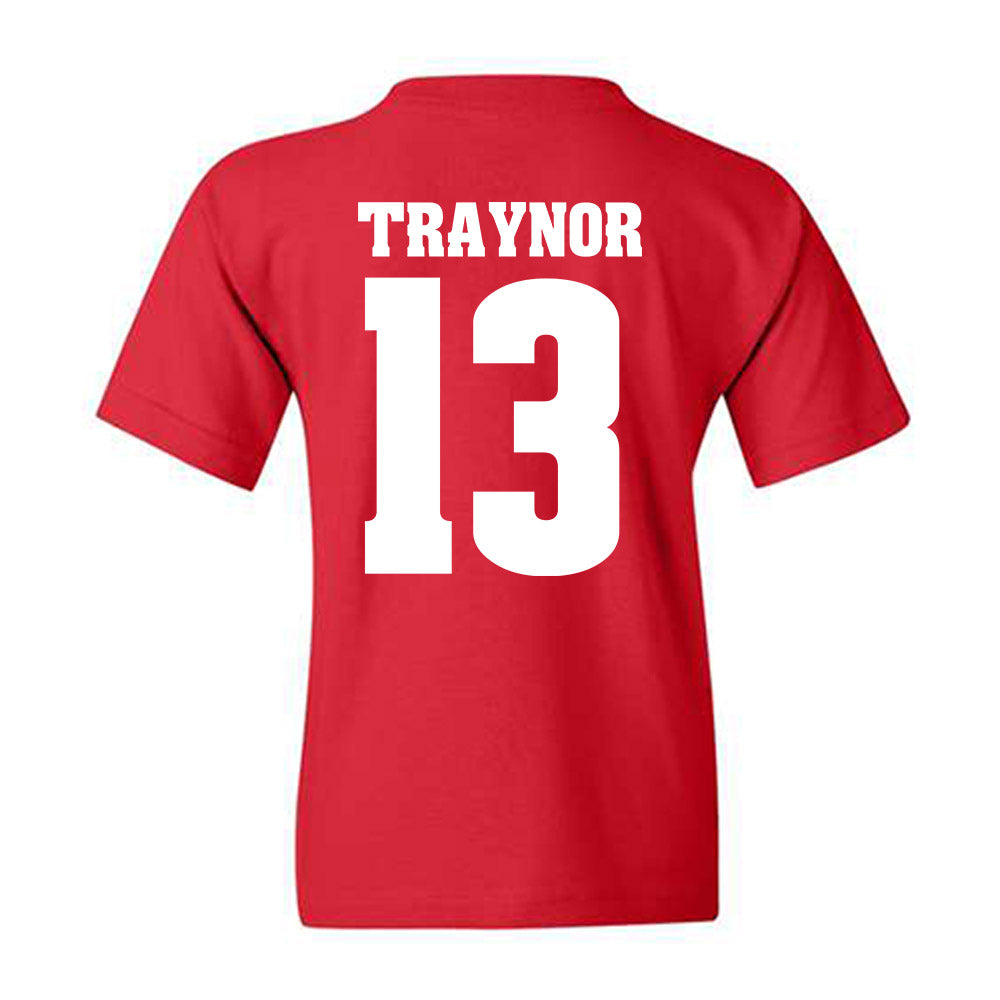 Wisconsin - NCAA Football : Matthew Traynor - Sports Shersey Youth T-Shirt-1