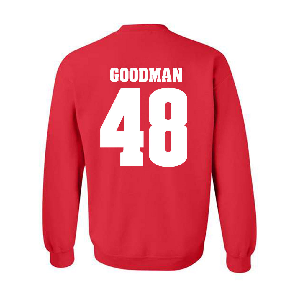 Wisconsin - NCAA Football : Andrew Goodman - Sports Shersey Crewneck Sweatshirt-1