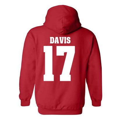 Wisconsin - NCAA Football : Nizyi Davis - Sports Shersey Hooded Sweatshirt-1