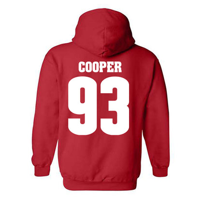 Wisconsin - NCAA Football : DeNigel Cooper - Sports Shersey Hooded Sweatshirt-1