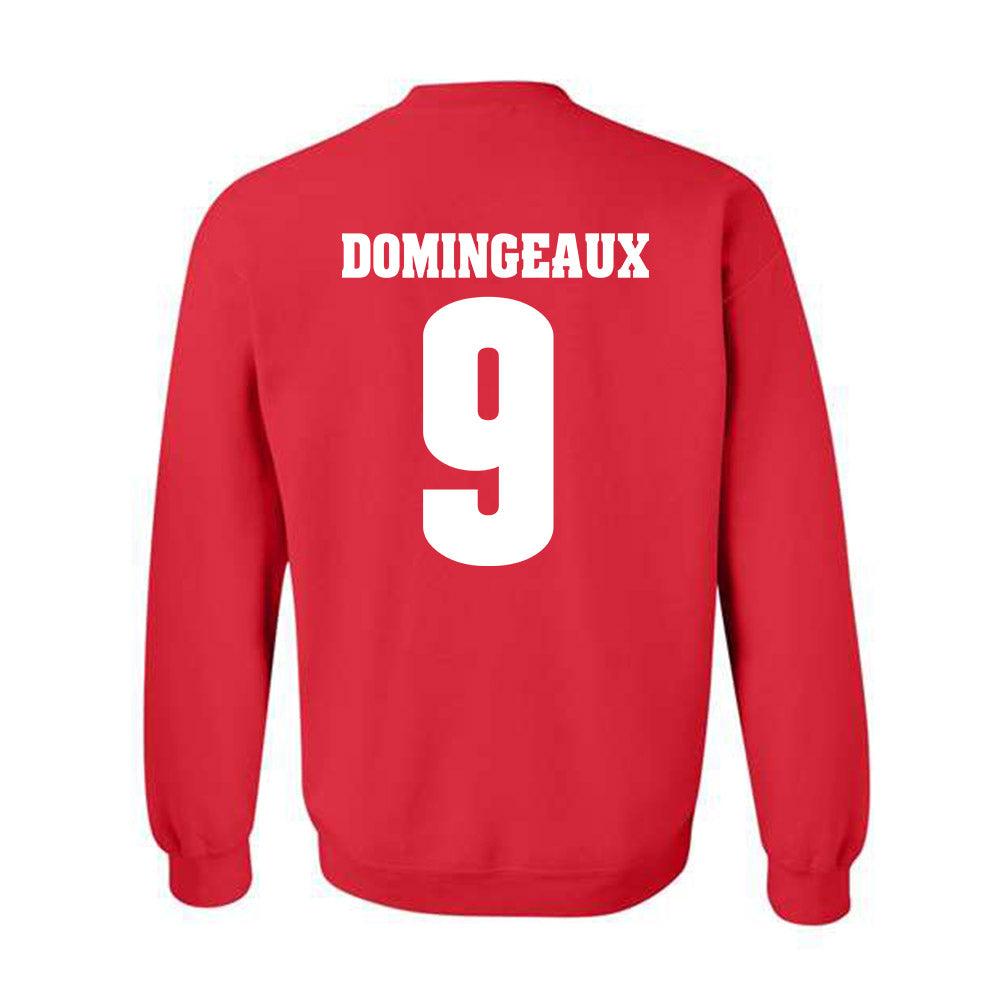 Wisconsin - NCAA Football : Jaylon Domingeaux - Sports Shersey Crewneck Sweatshirt-1