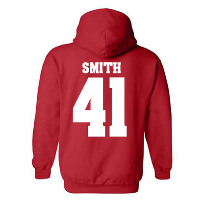 Wisconsin - NCAA Football : McCoy Smith - Sports Shersey Hooded Sweatshirt-1