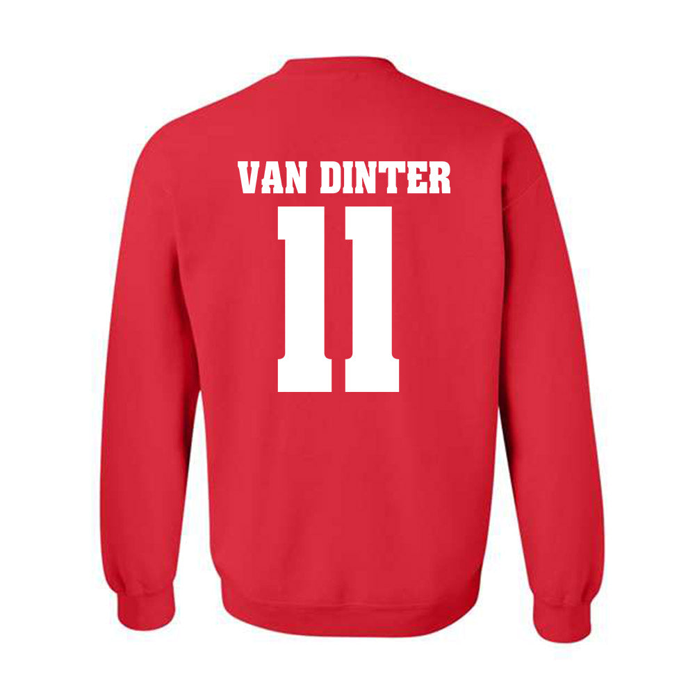 Wisconsin - NCAA Football : Carson Van Dinter - Sports Shersey Crewneck Sweatshirt-1