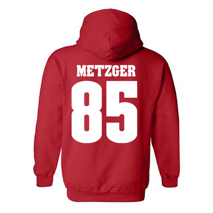 Wisconsin - NCAA Football : Hayden Metzger - Sports Shersey Hooded Sweatshirt-1