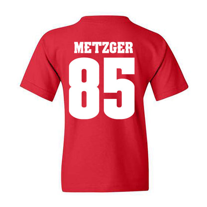 Wisconsin - NCAA Football : Hayden Metzger - Sports Shersey Youth T-Shirt-1