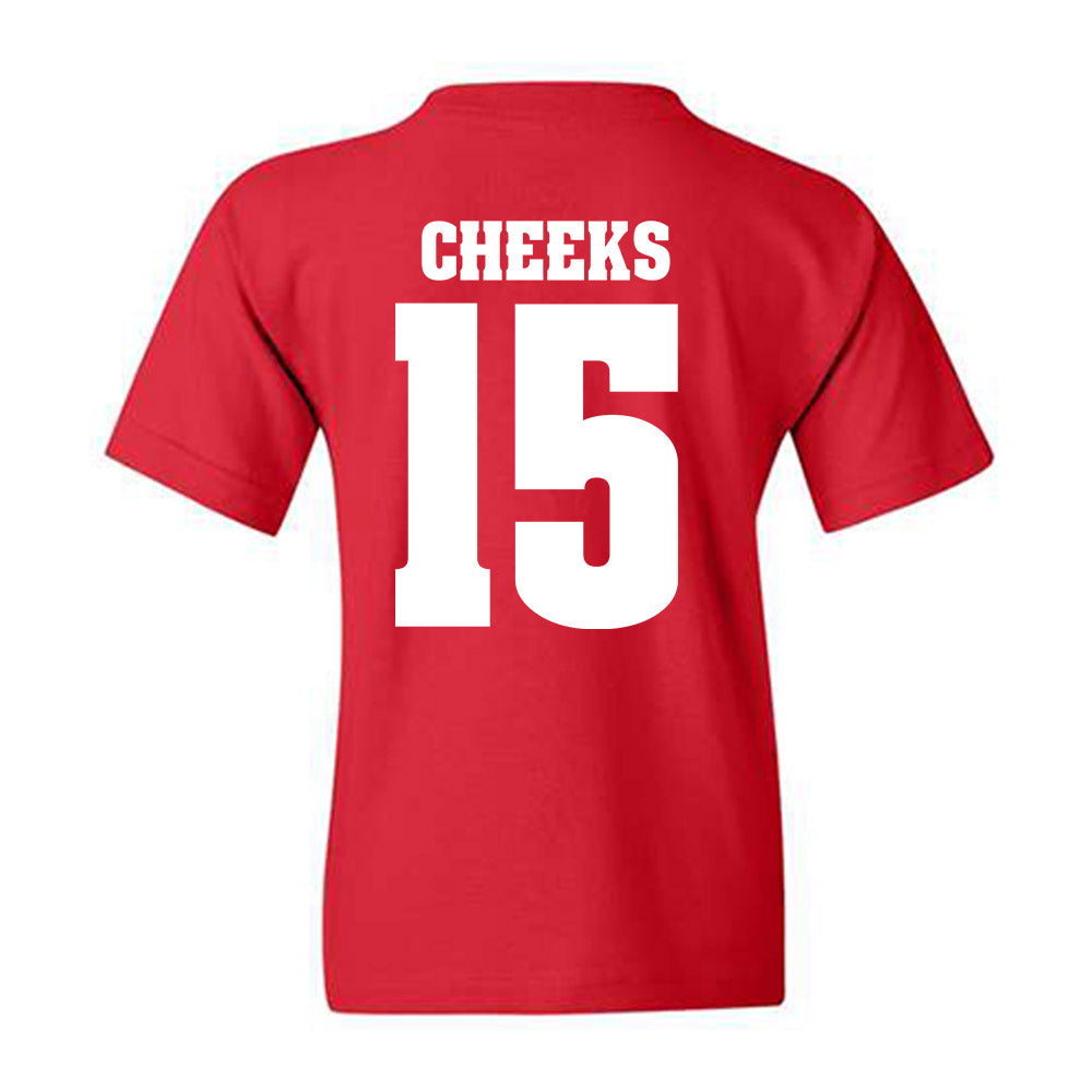 Wisconsin - NCAA Football : Sebastian Cheeks - Sports Shersey Youth T-Shirt-1