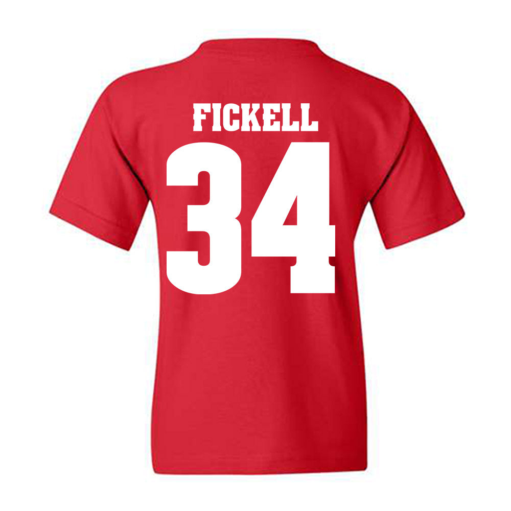 Wisconsin - NCAA Football : Ashton Fickell - Sports Shersey Youth T-Shirt-1