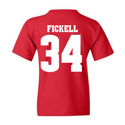 Wisconsin - NCAA Football : Ashton Fickell - Sports Shersey Youth T-Shirt-1