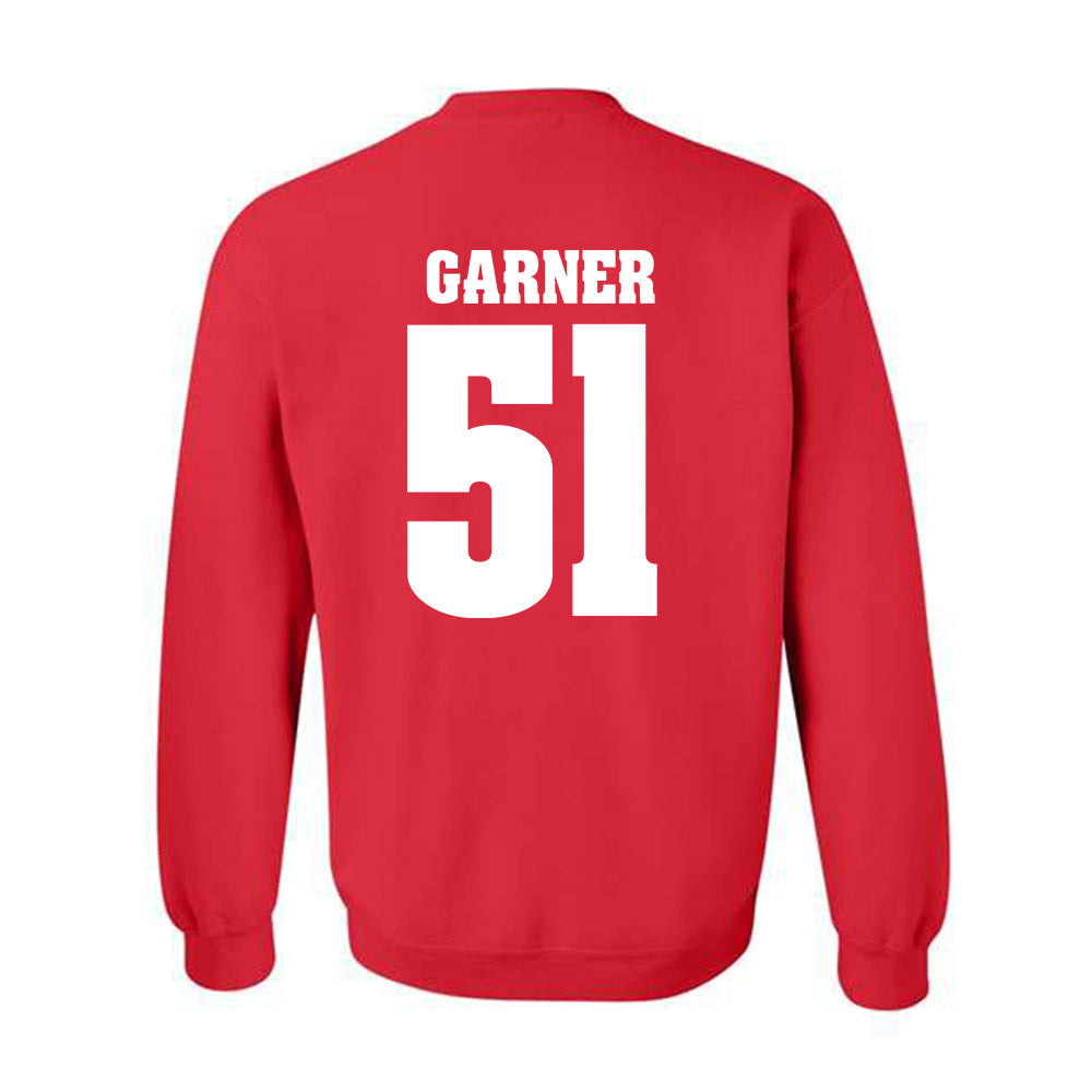Wisconsin - NCAA Football : Micheal Garner - Sports Shersey Crewneck Sweatshirt-1