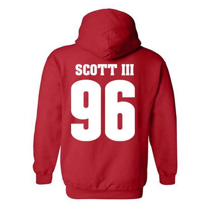 Wisconsin - NCAA Football : Arthur Scott III - Sports Shersey Hooded Sweatshirt-1