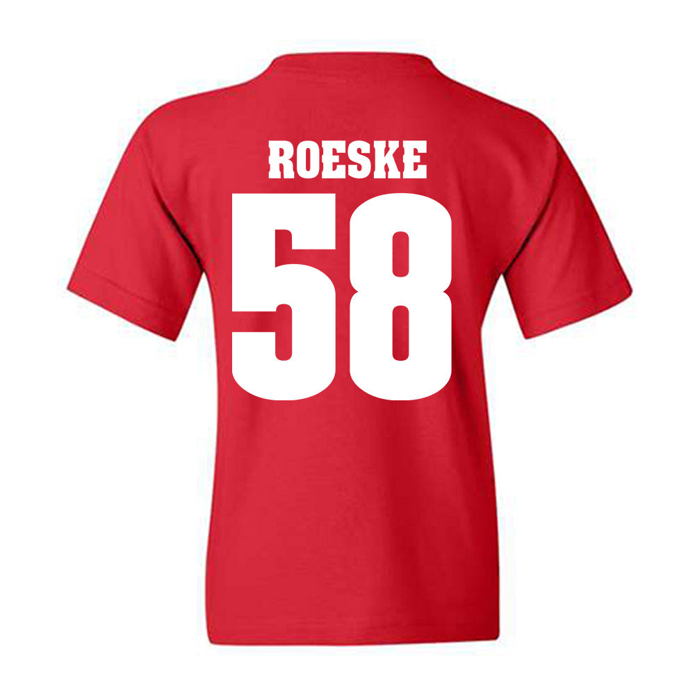 Wisconsin - NCAA Football : Michael Roeske - Sports Shersey Youth T-Shirt-1