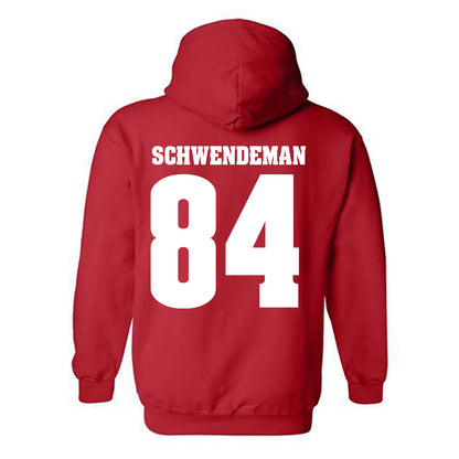 Wisconsin - NCAA Football : Ryan Schwendeman - Sports Shersey Hooded Sweatshirt-1