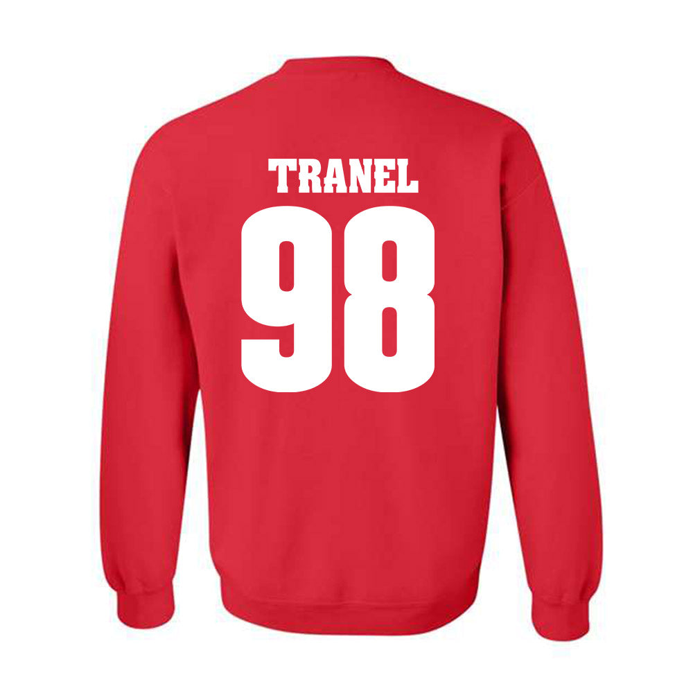 Wisconsin - NCAA Football : Ethan Tranel - Sports Shersey Crewneck Sweatshirt-1