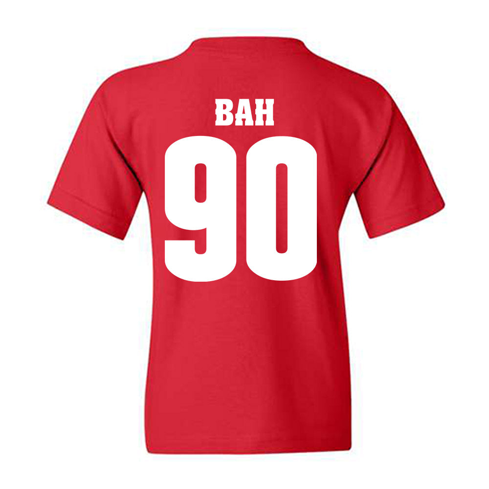 Wisconsin - NCAA Football : Djidjou Bah - Sports Shersey Youth T-Shirt-1