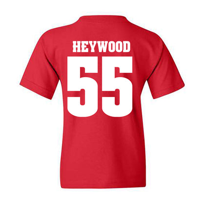 Wisconsin - NCAA Football : Kevin Heywood - Sports Shersey Youth T-Shirt-1