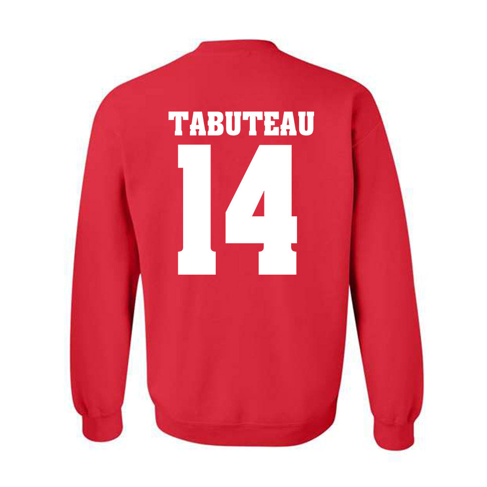 Wisconsin - NCAA Football : Keeyshawn Tabuteau - Sports Shersey Crewneck Sweatshirt-1