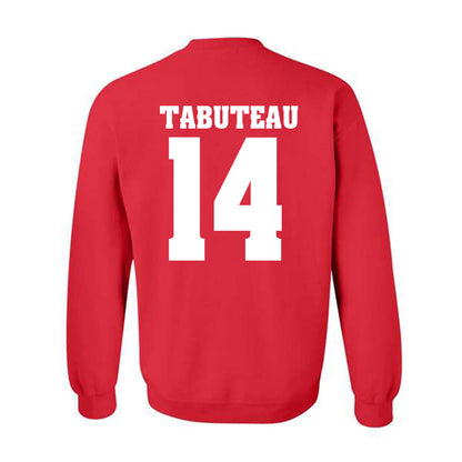 Wisconsin - NCAA Football : Keeyshawn Tabuteau - Sports Shersey Crewneck Sweatshirt-1